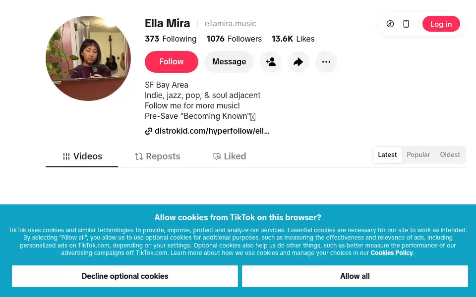 Screenshot of ellamira.com