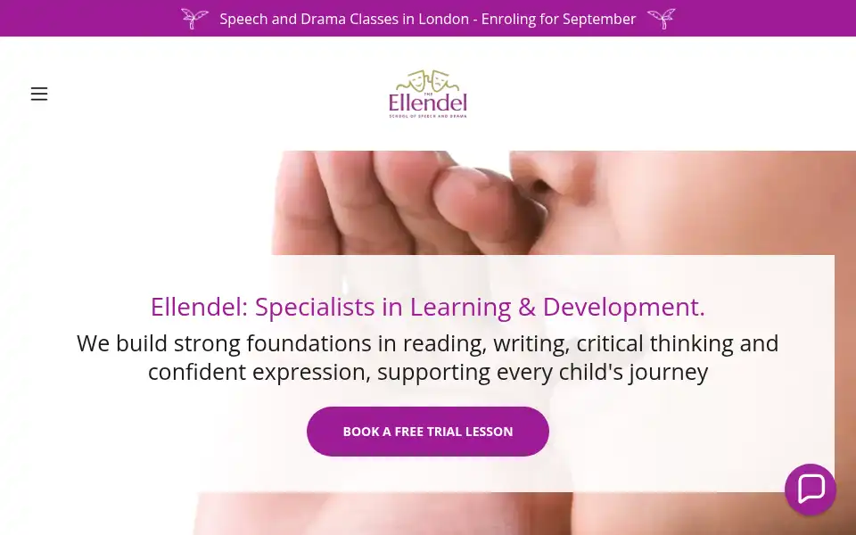 Screenshot of ellendel.co.uk