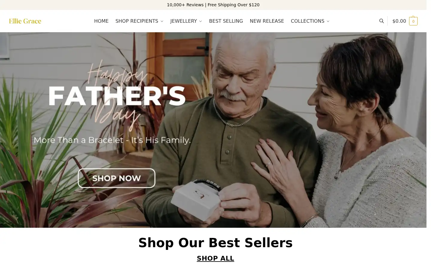 Screenshot of elliegrace.com.au