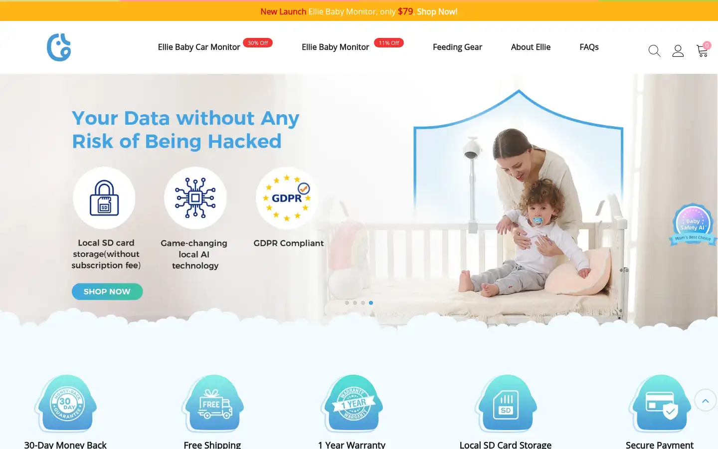 Screenshot of elliehello.com