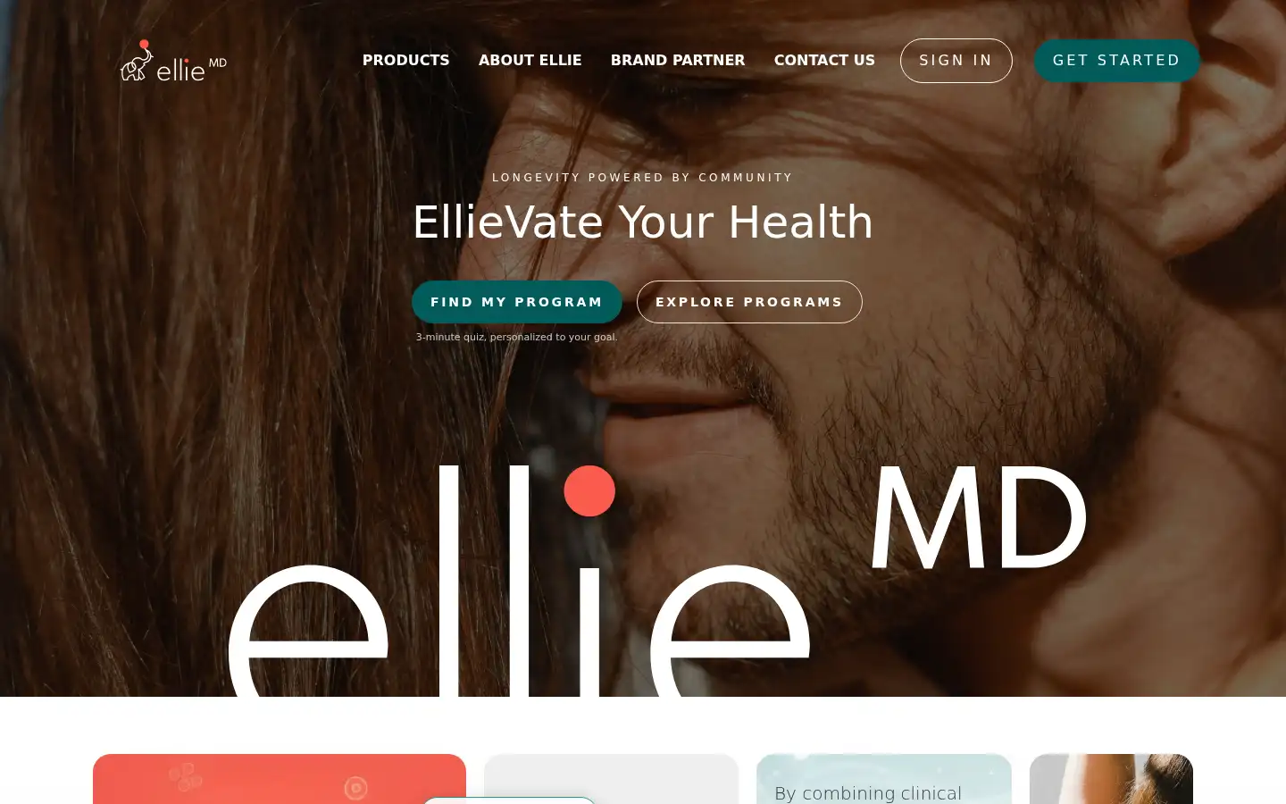 Screenshot of elliemd.com