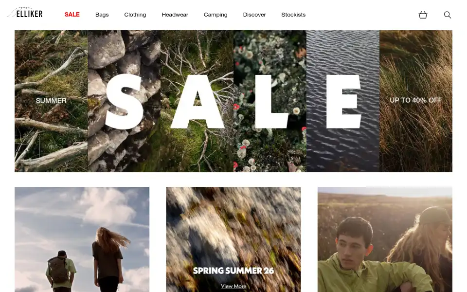 Screenshot of elliker.co.uk