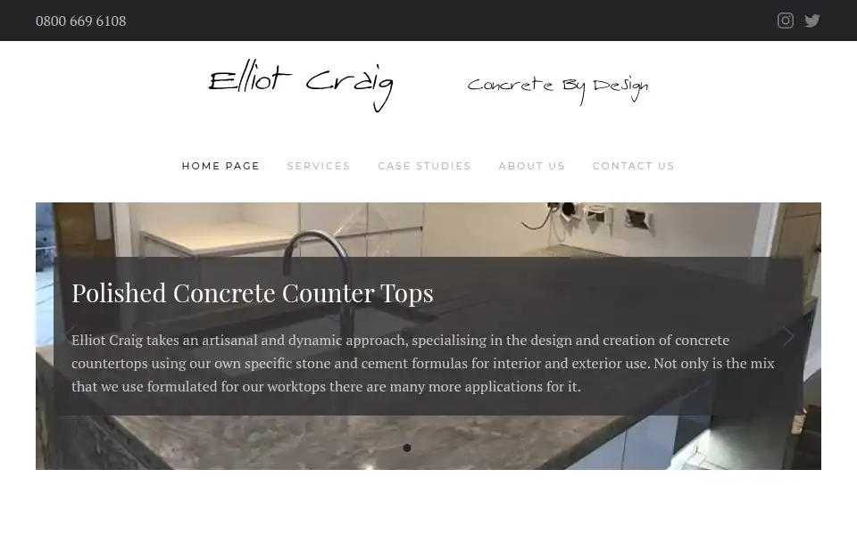 Screenshot of elliotcraig.co.uk