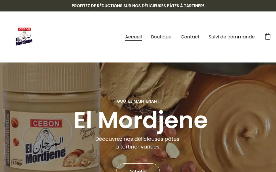 Screenshot of elmordjene.shop