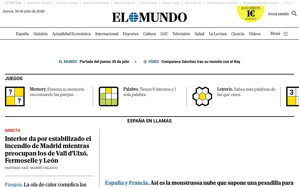 Screenshot of elmundo.es