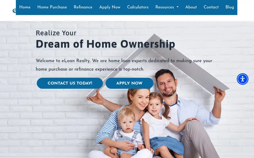 Screenshot of eloanrealty.com
