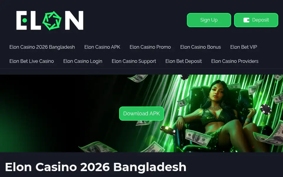 Screenshot of eloncasinogames.com