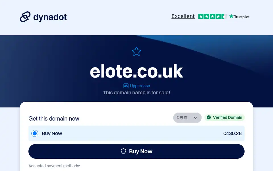 Screenshot of elote.co.uk