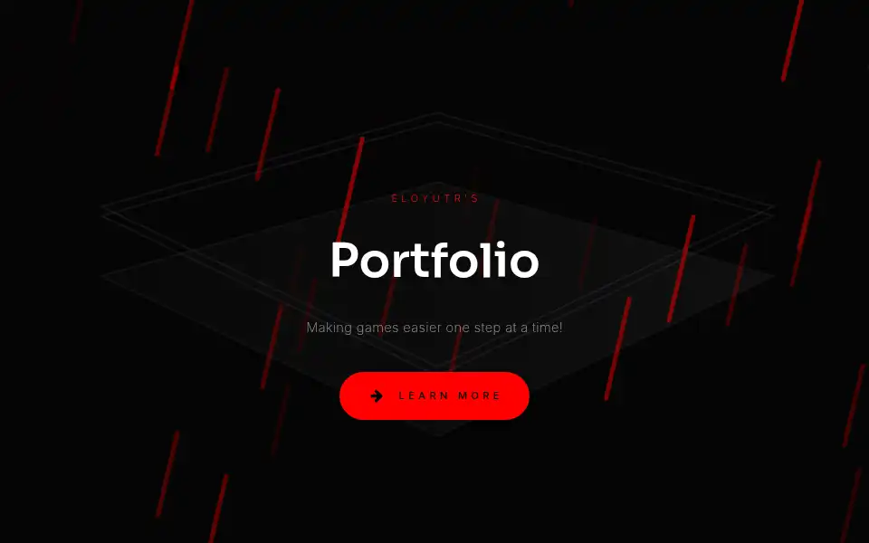 Screenshot of eloyutrsportfolio.carrd.co
