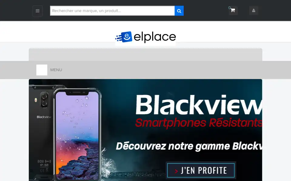 Screenshot of elplace.com