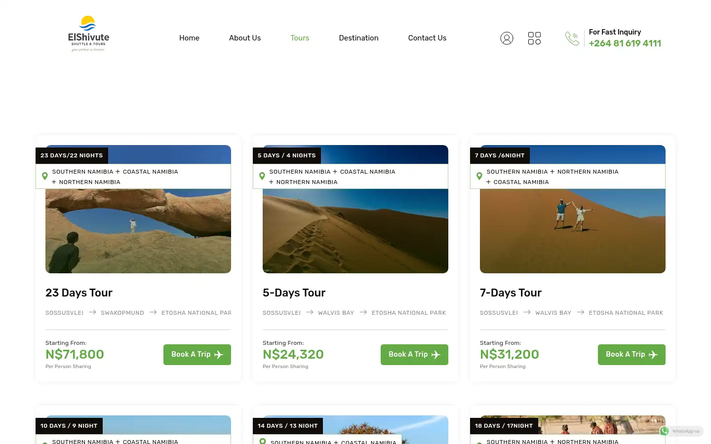 Screenshot of elshivute.com