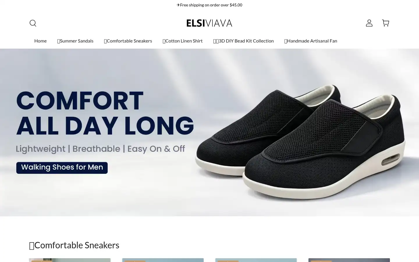 Screenshot of elsiviava.com