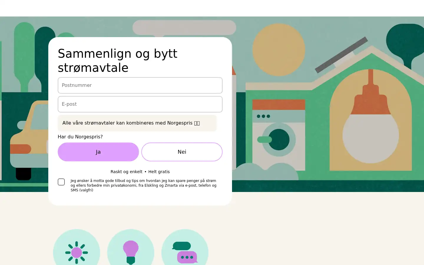 Screenshot of elskling.no