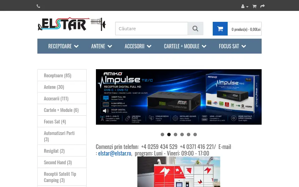 Screenshot of elstar.ro