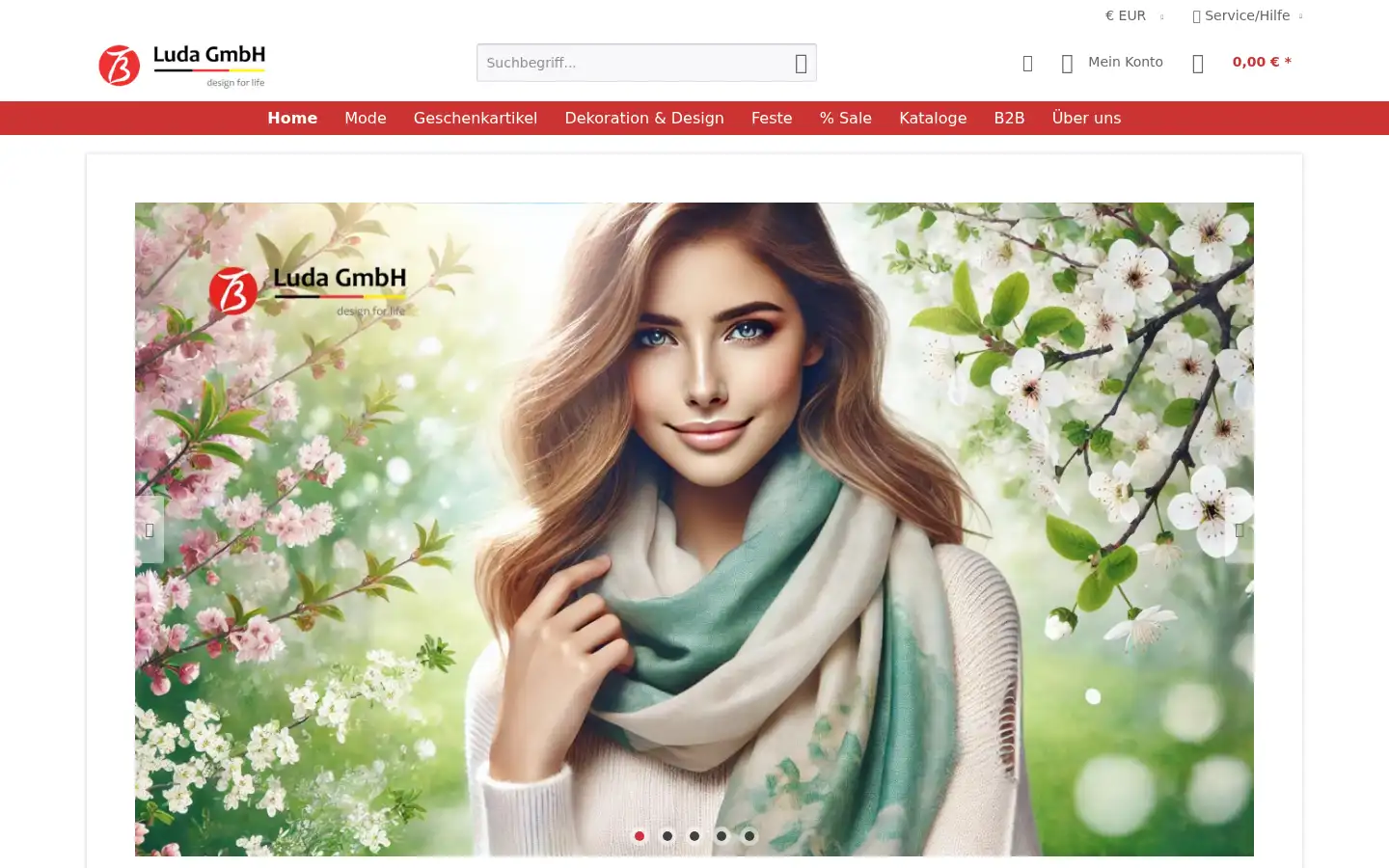 Screenshot of eluda.de
