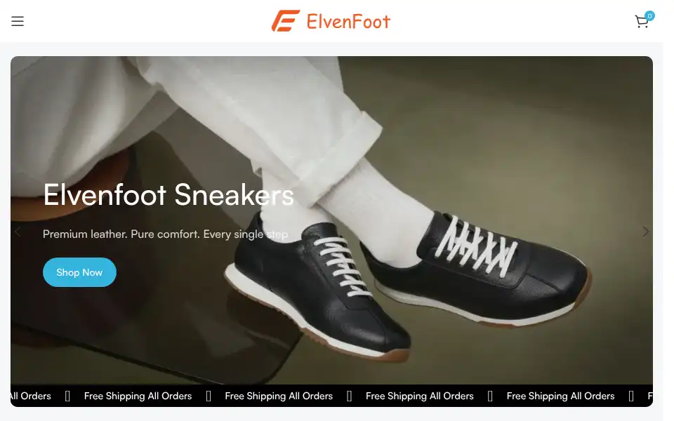 Screenshot of elvenfoot.com