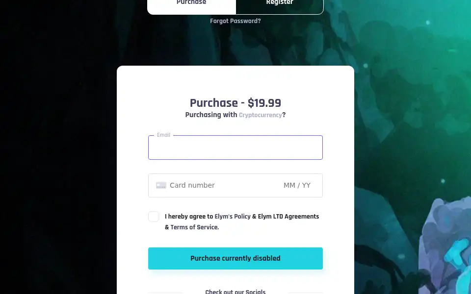 Screenshot of elym.gg
