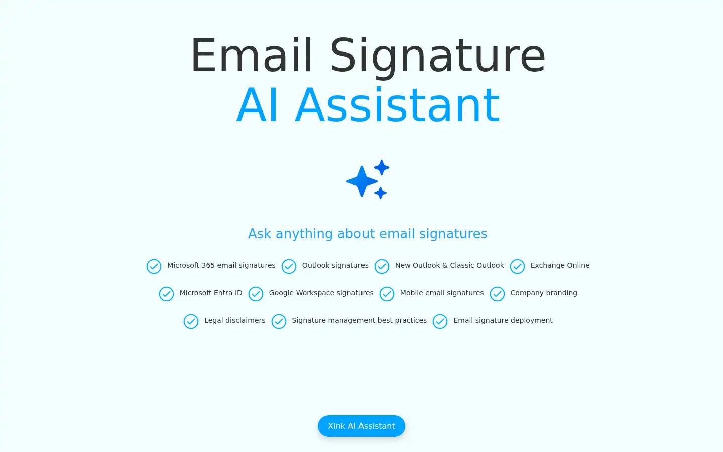 Screenshot of emailsignature.com