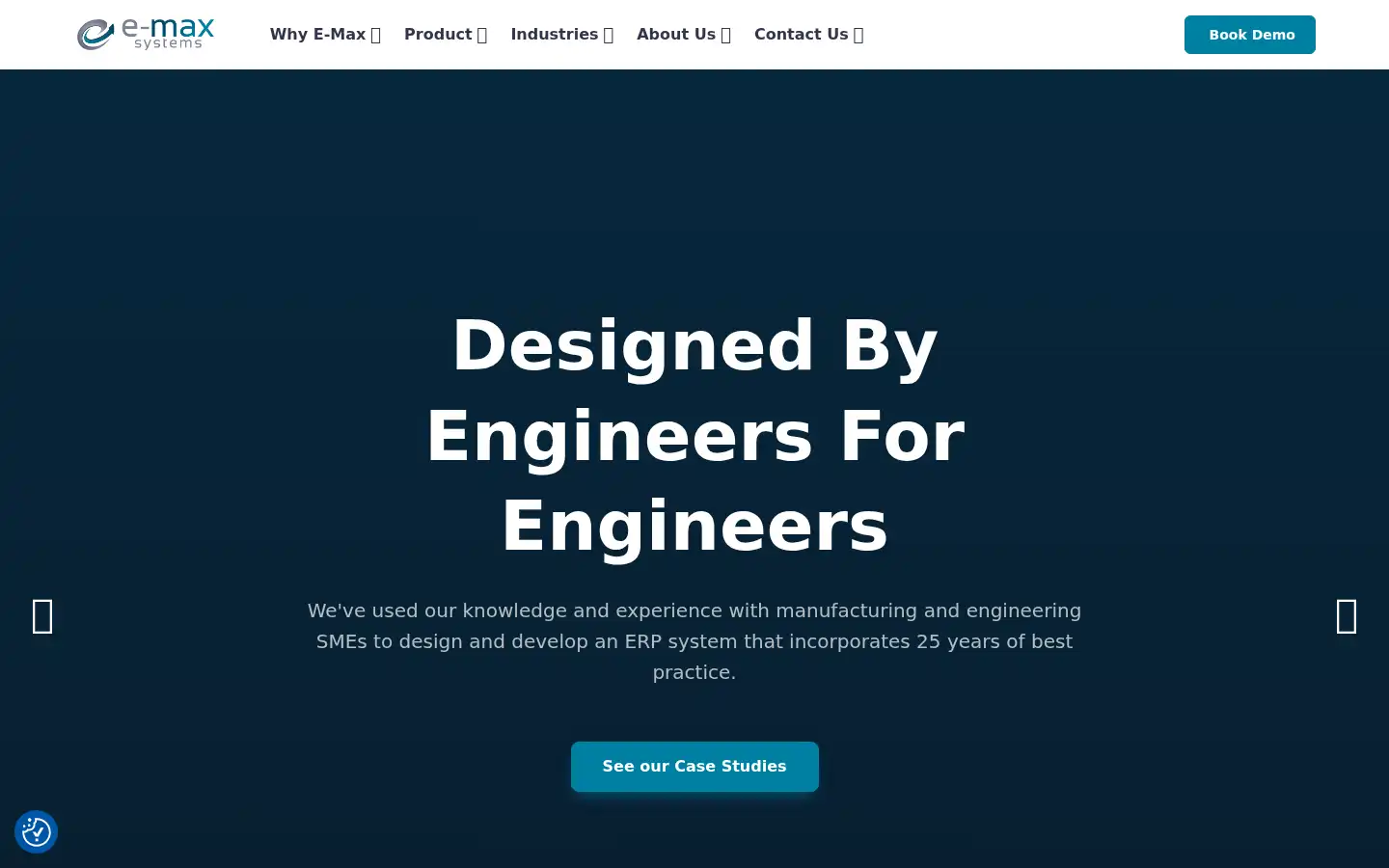 Screenshot of emax-systems.co.uk