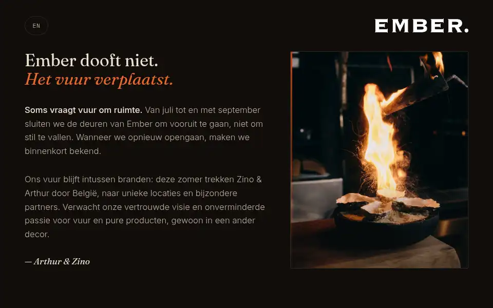 Screenshot of embermechelen.be
