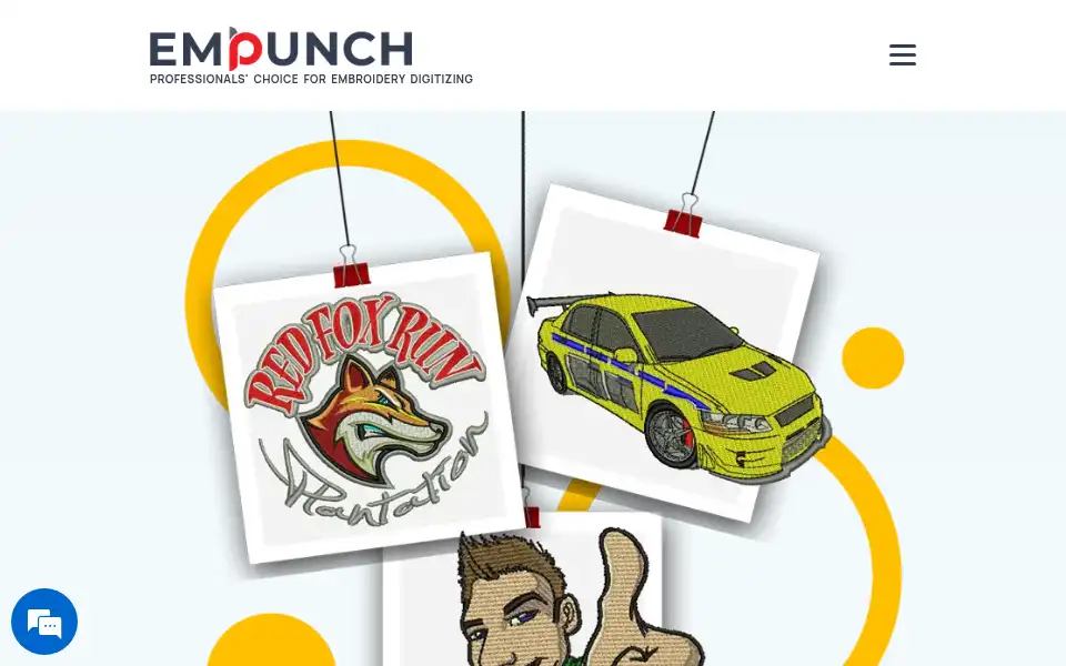 Screenshot of embpunch.com