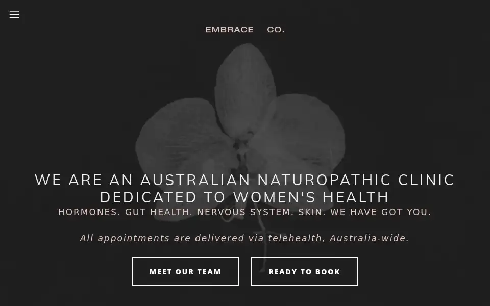 Screenshot of embraceco.com.au