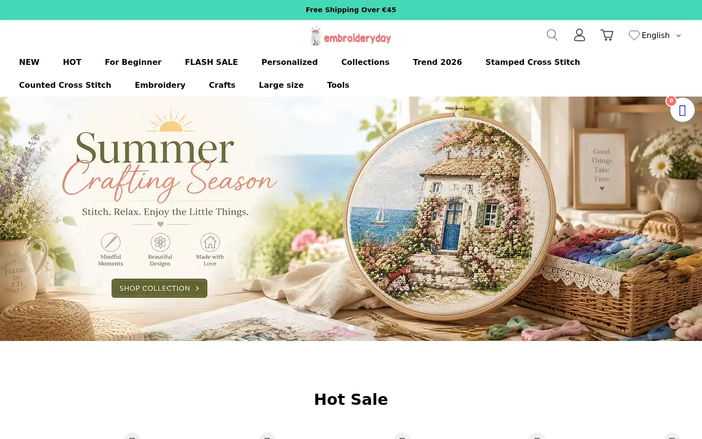 Screenshot of embroideryday.com