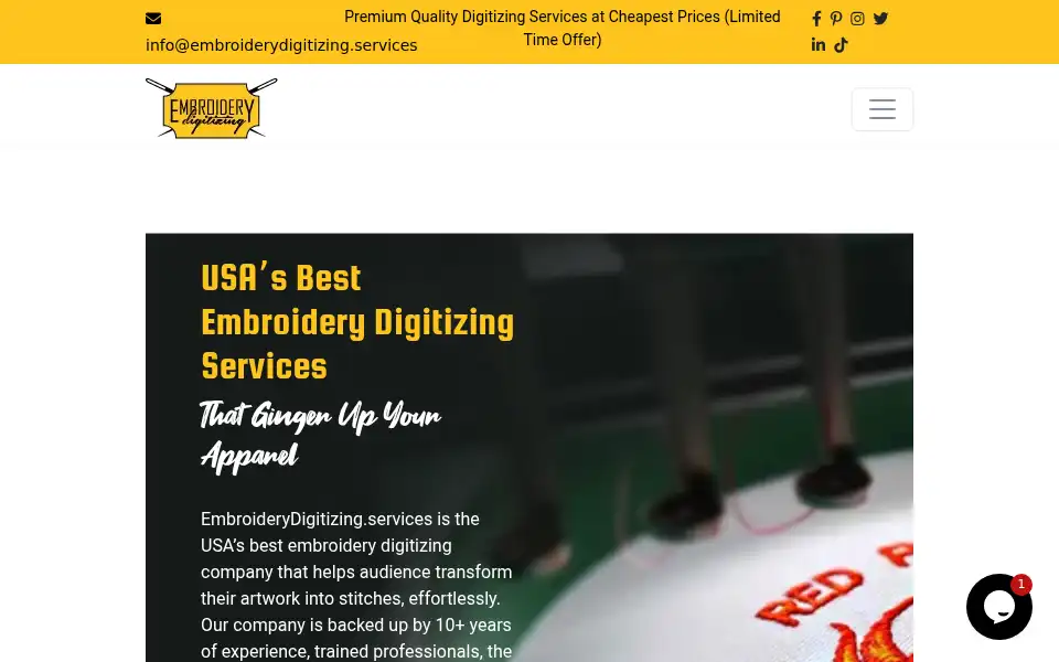 Screenshot of embroiderydigitizing.services