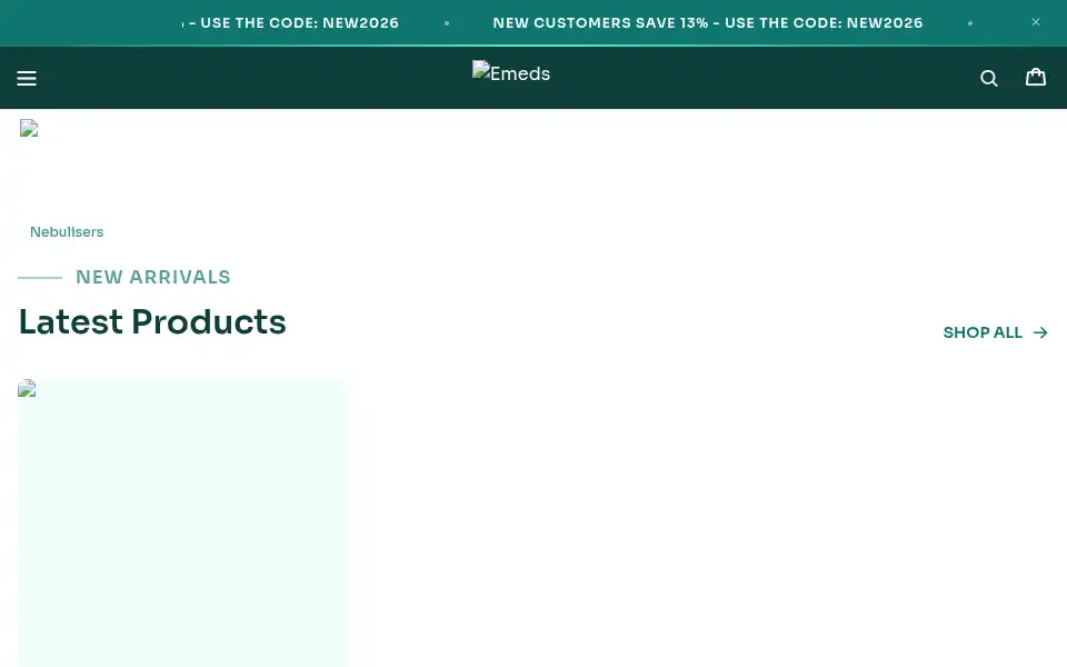 Screenshot of emeds.pk