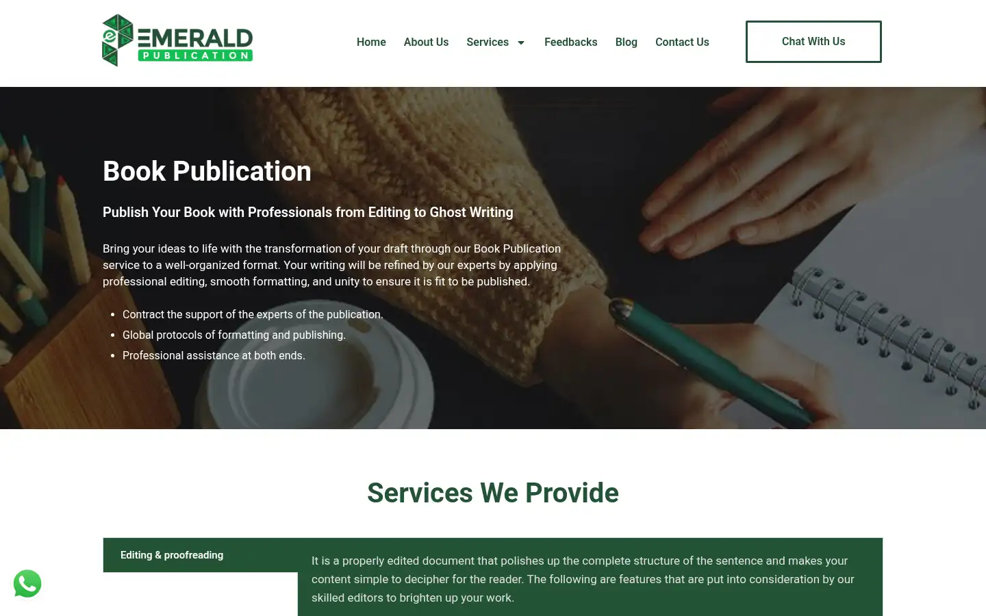 Screenshot of emeraldpublication.co.uk