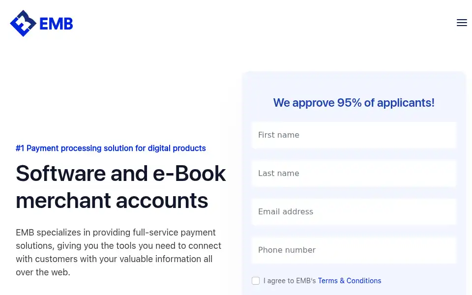 Screenshot of emerchantbroker.com
