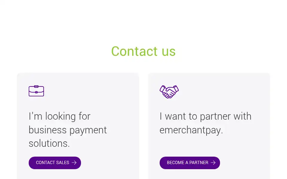 Screenshot of emerchantpay.com