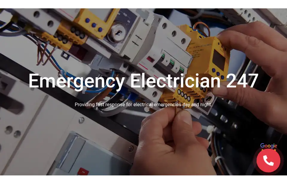 Screenshot of emergencyelectrician247.co.uk