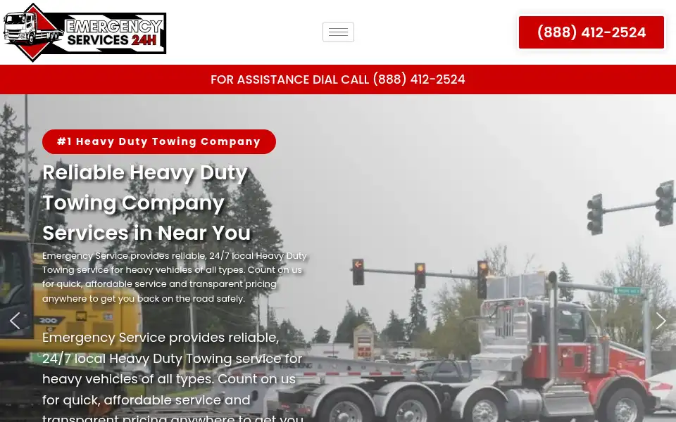 Screenshot of emergencyservice24h.com