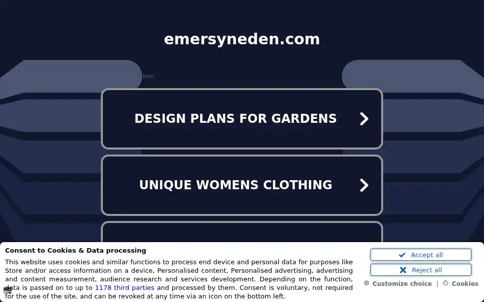 Screenshot of emersyneden.com