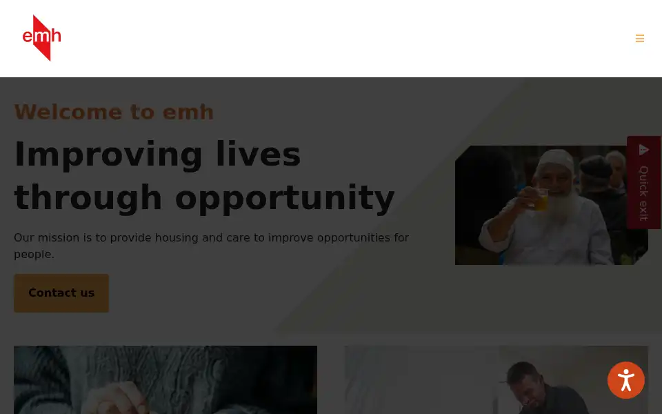 Screenshot of emh.co.uk