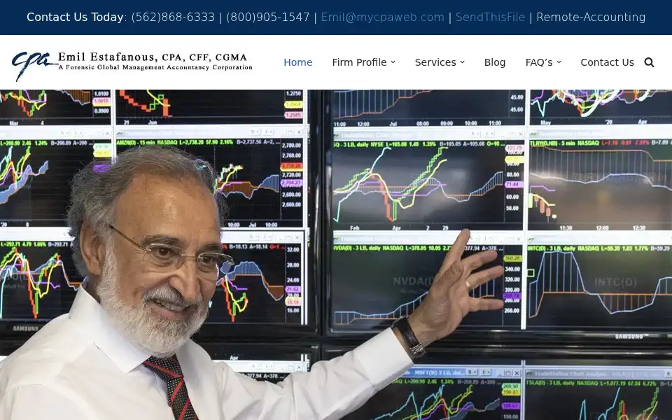 Screenshot of emilestafanouscpa.com