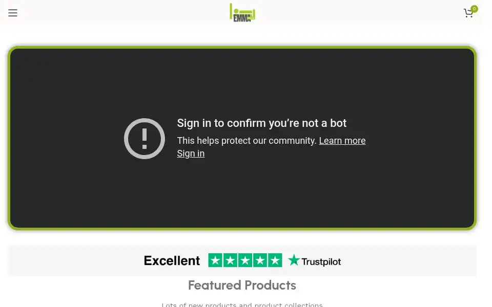 Screenshot of emmabeds.co.uk