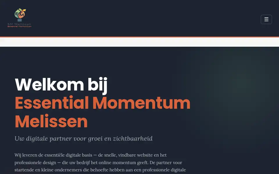 Screenshot of emmelissen.nl