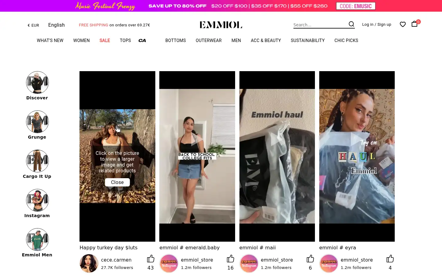 Screenshot of emmiol.com