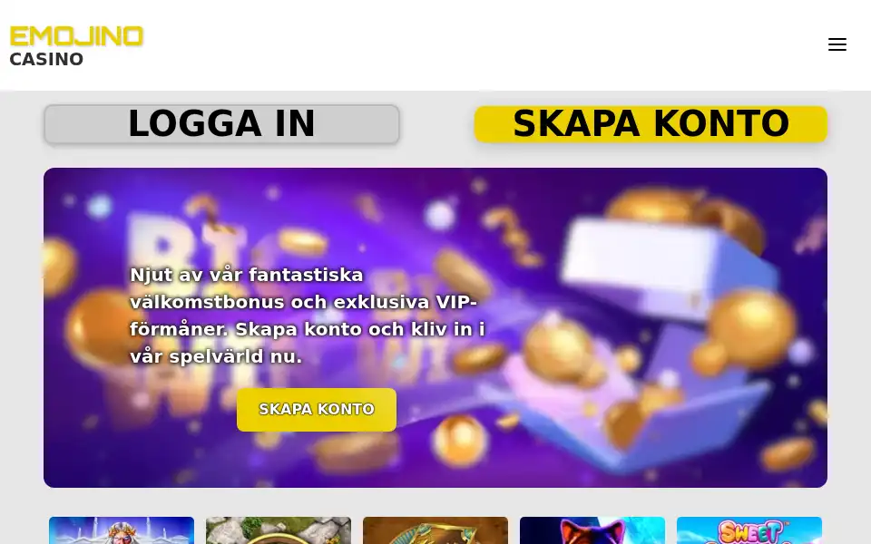 Screenshot of emojino-casino.com
