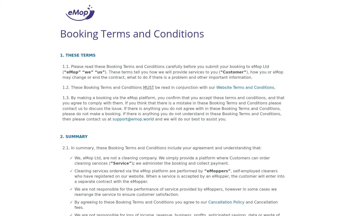 Screenshot of emop.co.uk