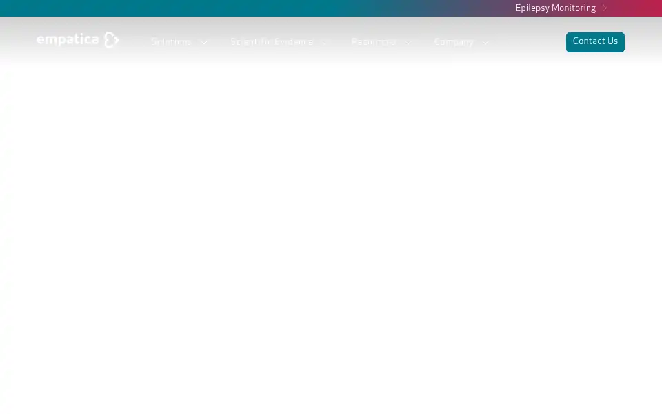 Screenshot of empatica.com