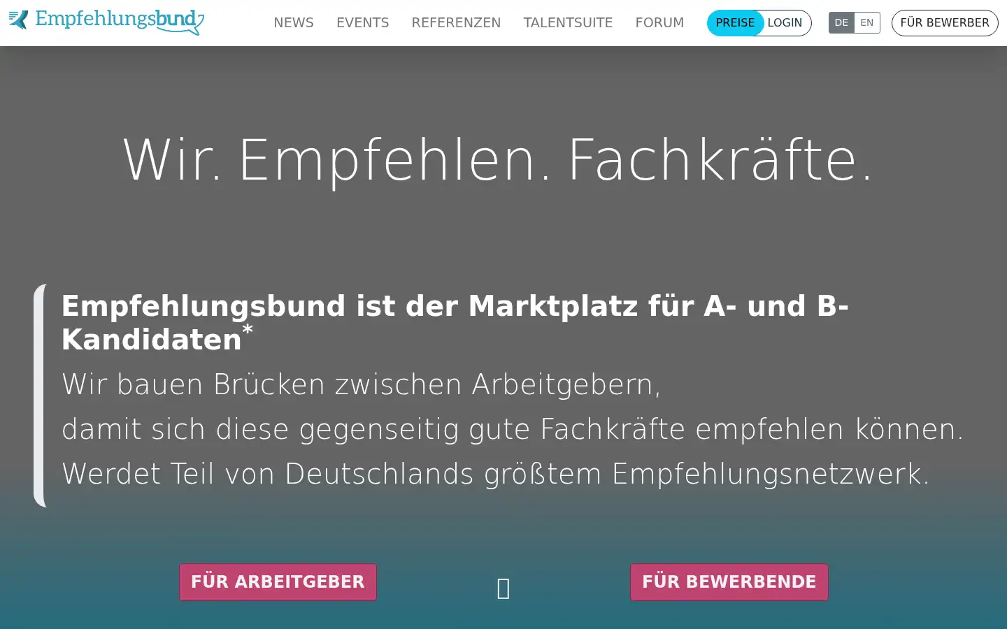 Screenshot of empfehlungsbund.de