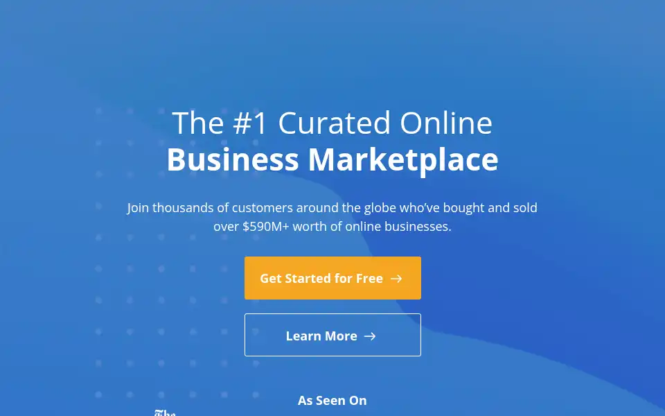 Screenshot of empireflippers.com