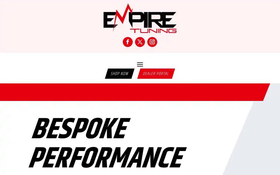 Screenshot of empiretuning.co.uk