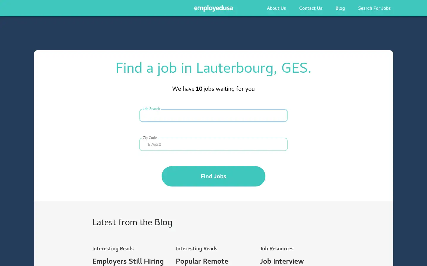 Screenshot of employedusa.com