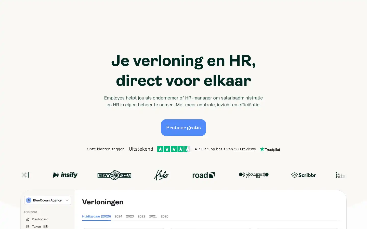 Screenshot of employes.nl