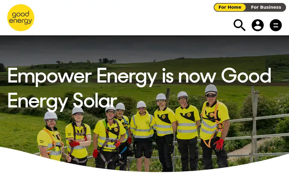 Screenshot of empowerenergy.co.uk