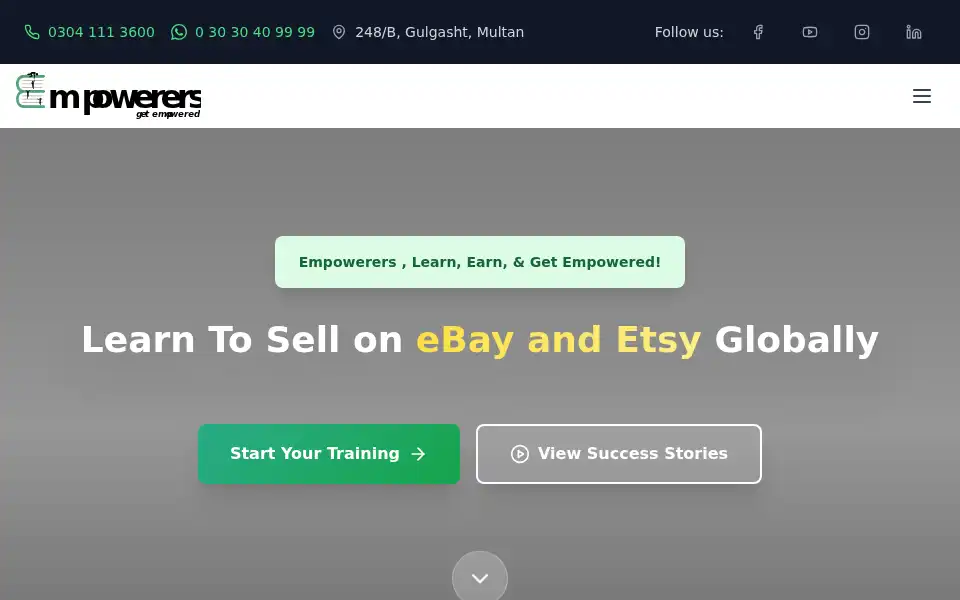 Screenshot of empowerers.co